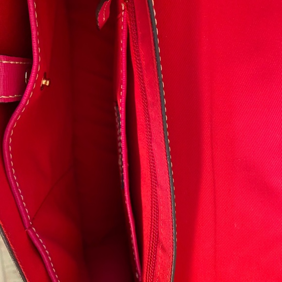 Dooney and Bourke Small Fuchsia Flap bag - Picture 7 of 15
